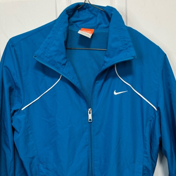 Nike Vintage Vibrant Blue Athletic Jacket - Picture 3 of 6